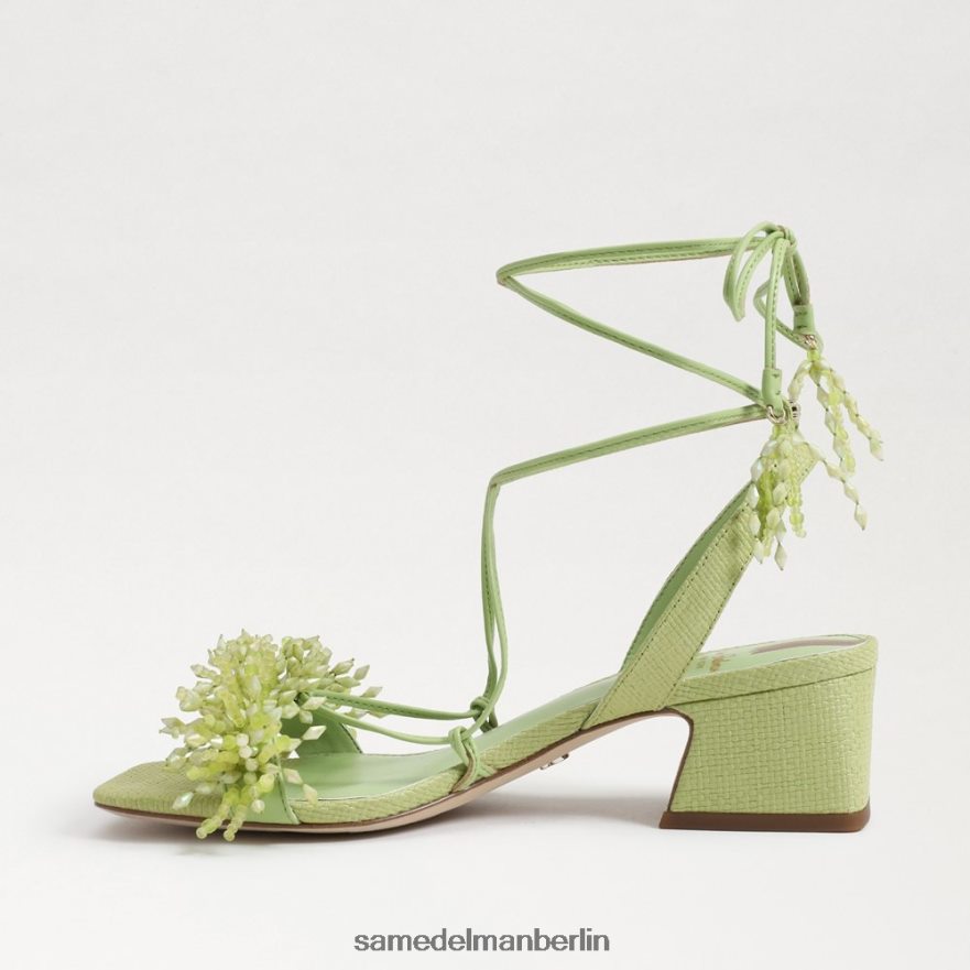 Sam Edelman Walda Perlen-Sandale mit Blockabsatz Frauen Sommerbirne Schuhwerk 2P8JNV63 - Image 4