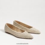 Sam Edelman Wanda spitze Zehenpartie flach Frauen Elfenbein Schuhwerk 2P8JNV477