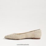 Sam Edelman Wanda spitze Zehenpartie flach Frauen Elfenbein Schuhwerk 2P8JNV477 - Image 4