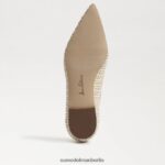 Sam Edelman Wanda spitze Zehenpartie flach Frauen Elfenbein Schuhwerk 2P8JNV477 - Image 6