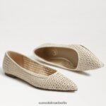 Sam Edelman Wanda spitze Zehenpartie flach Frauen Elfenbein Schuhwerk 2P8JNV477 - Image 7