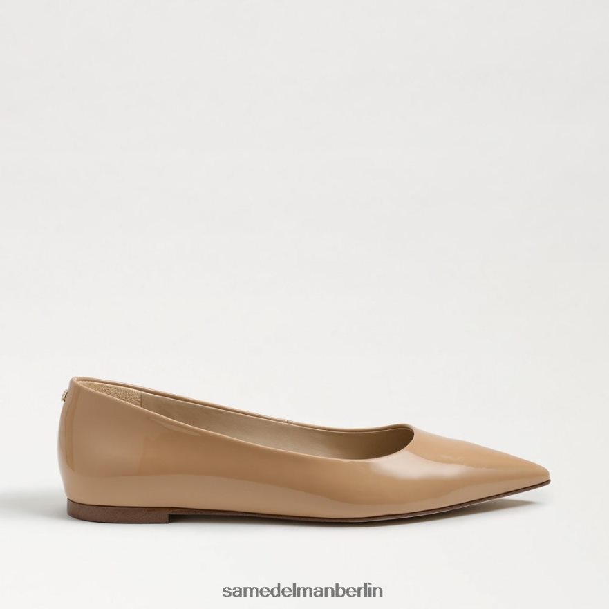 Sam Edelman Wanda spitze Zehenpartie flach Frauen goldenes Sandpatent Schuhwerk 2P8JNV482 - Image 2