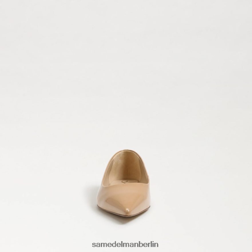 Sam Edelman Wanda spitze Zehenpartie flach Frauen goldenes Sandpatent Schuhwerk 2P8JNV482 - Image 3