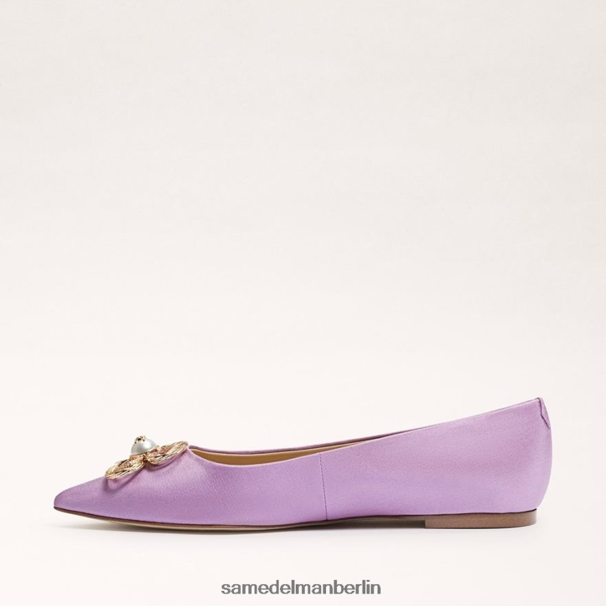 Sam Edelman Wanda Tour spitze Zehenpartie flach Frauen lilachaze Schuhwerk 2P8JNV272 - Image 4