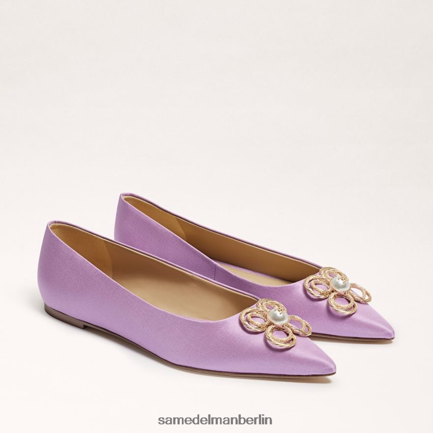 Sam Edelman Wanda Tour spitze Zehenpartie flach Frauen lilachaze Schuhwerk 2P8JNV272 - Image 1