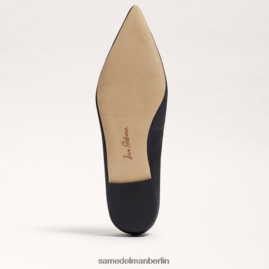 Sam Edelman Wanda Tour spitze Zehenpartie flach Frauen schwarzer Stoff Schuhwerk 2P8JNV271 - Image 6