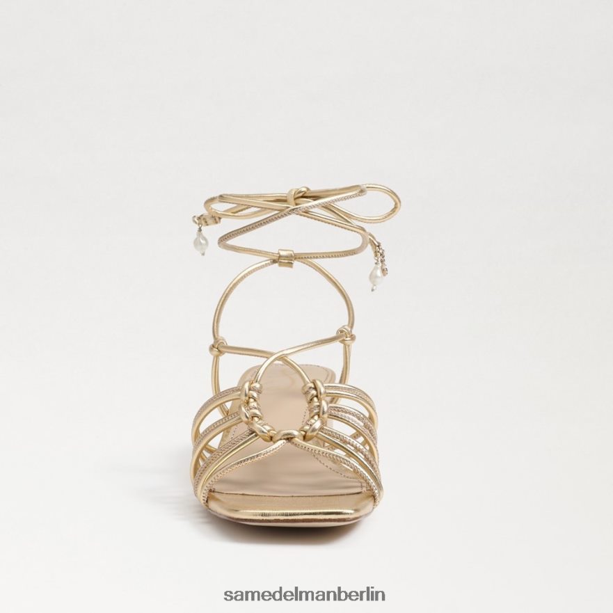 Sam Edelman Westley Schnürsandale mit Blockabsatz Frauen Bernstein Gold Schuhwerk 2P8JNV399 - Image 3