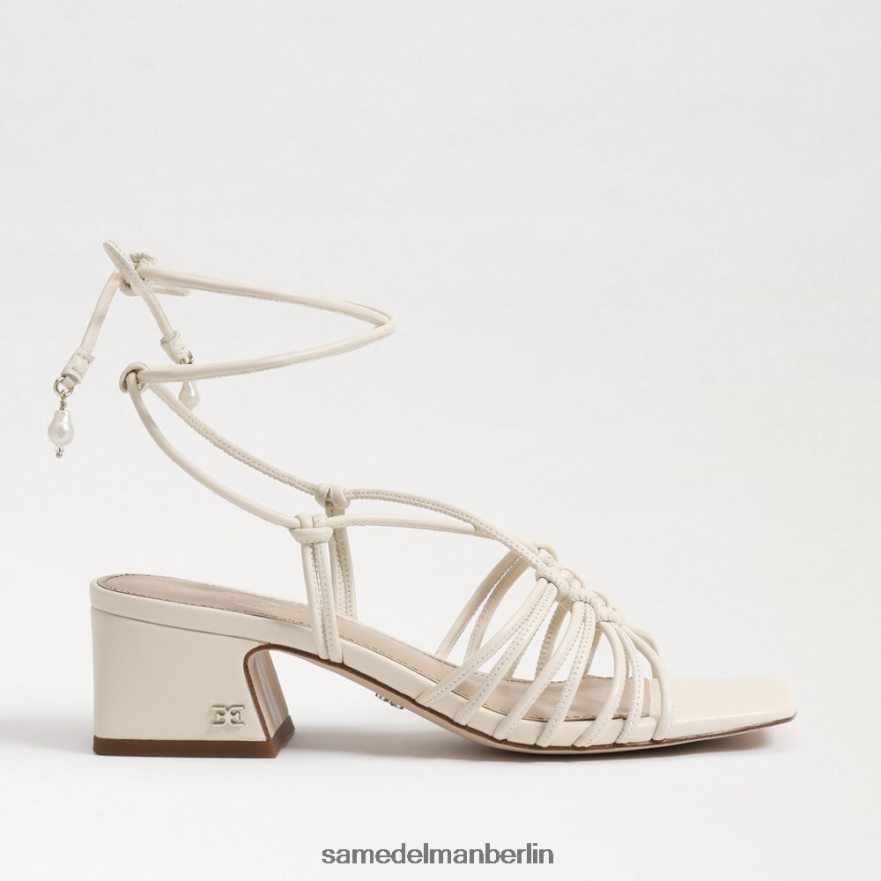 Sam Edelman Westley Schnürsandale mit Blockabsatz Frauen modernes Elfenbein Schuhwerk 2P8JNV397 - Image 2