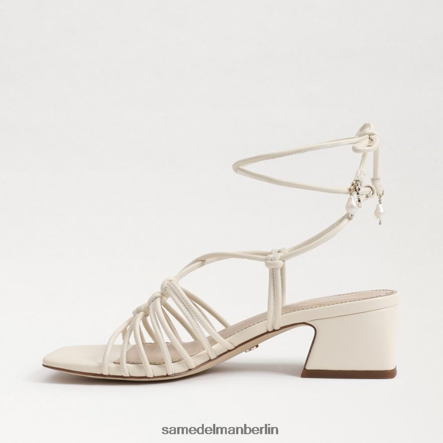 Sam Edelman Westley Schnürsandale mit Blockabsatz Frauen modernes Elfenbein Schuhwerk 2P8JNV397 - Image 4