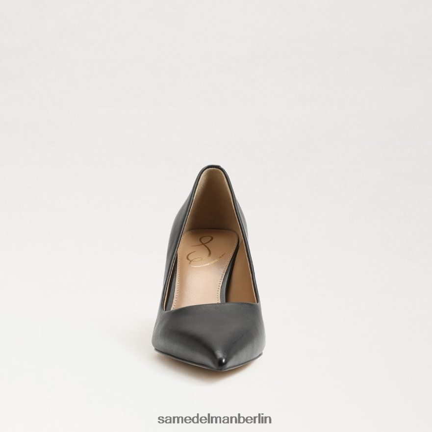 Sam Edelman Wiener Kitten-Heel-Pumpe Frauen schwarzes Leder Schuhwerk 2P8JNV209 - Image 3