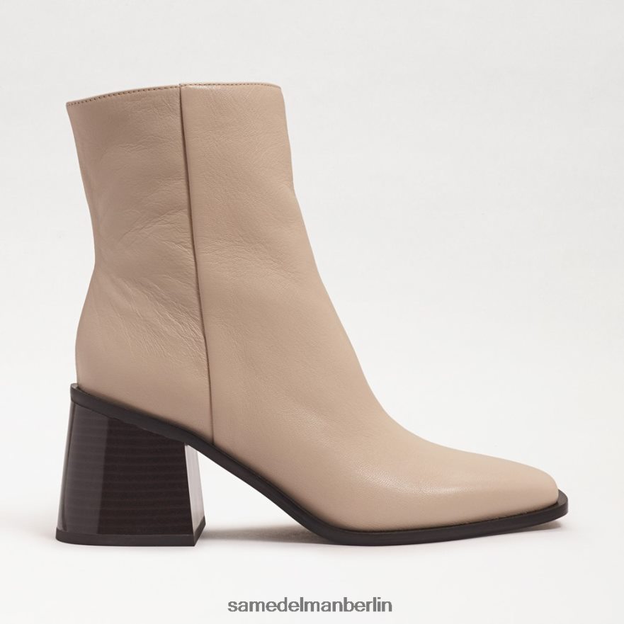 Sam Edelman Winnie Bootie Frauen modernes elfenbeinfarbenes Leder Schuhwerk 2P8JNV457 - Image 2