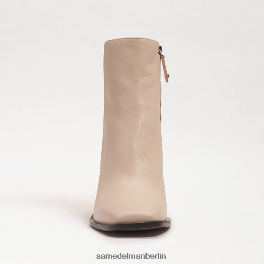 Sam Edelman Winnie Bootie Frauen modernes elfenbeinfarbenes Leder Schuhwerk 2P8JNV457 - Image 3