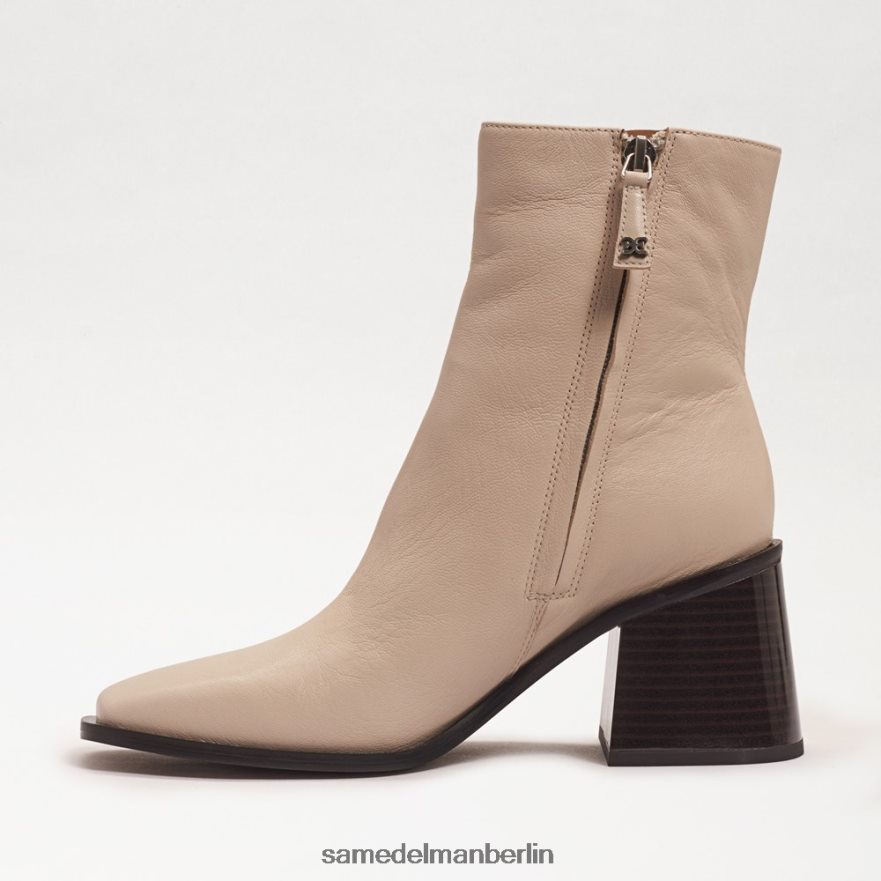 Sam Edelman Winnie Bootie Frauen modernes elfenbeinfarbenes Leder Schuhwerk 2P8JNV457 - Image 4