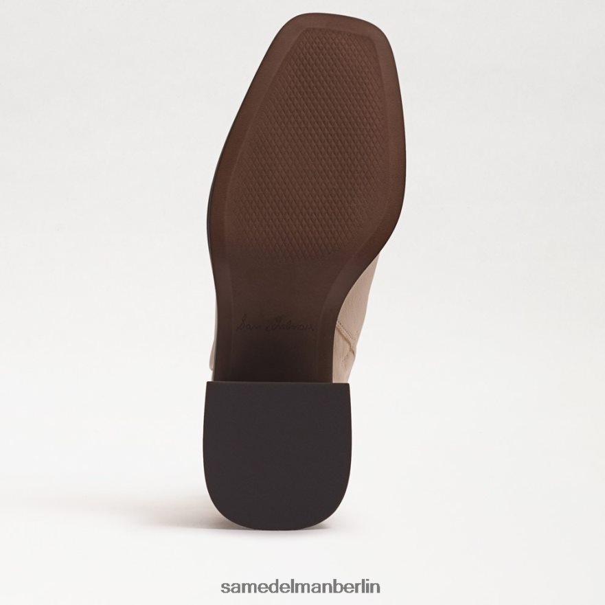 Sam Edelman Winnie Bootie Frauen modernes elfenbeinfarbenes Leder Schuhwerk 2P8JNV457 - Image 6