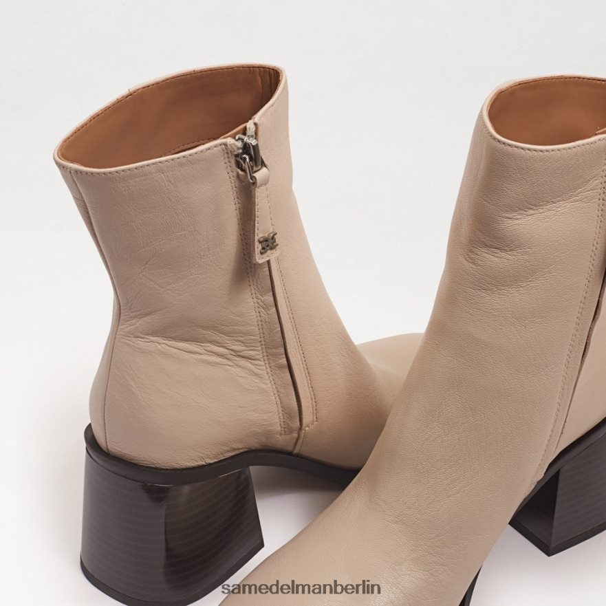 Sam Edelman Winnie Bootie Frauen modernes elfenbeinfarbenes Leder Schuhwerk 2P8JNV457 - Image 7