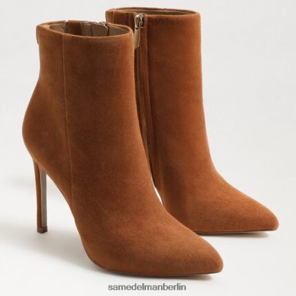 Sam Edelman Wrenley Bootie-Absatz Frauen Grenzbraunes Wildleder Schuhwerk 2P8JNV832