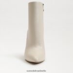 Sam Edelman Wrenley Bootie-Absatz Frauen modernes Elfenbein Schuhwerk 2P8JNV830 - Image 3