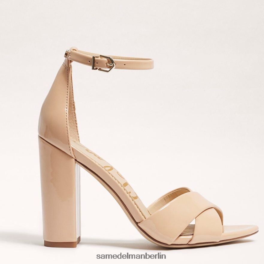 Sam Edelman Yancy-Sandale mit Knöchelriemen Frauen Beige-Rouge-Lack Schuhwerk 2P8JNV773 - Image 2
