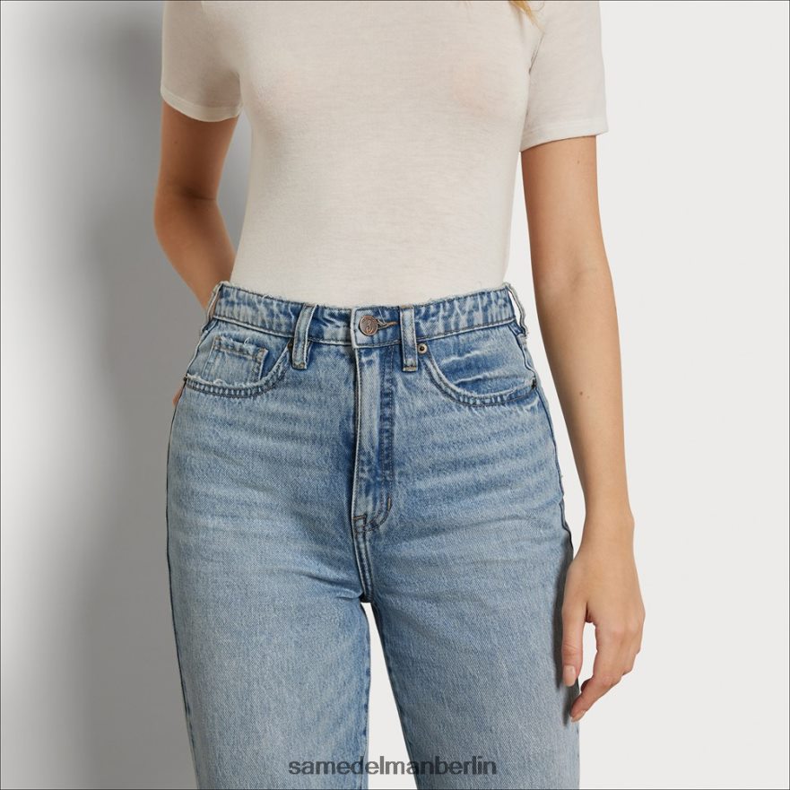 Sam Edelman Yaro-90er-Jahre-Hose mit hohem Bund Frauen Ozeanantrieb Bekleidung 2P8JNV1200 - Image 3