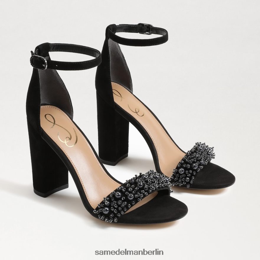 sam_edelman_yaro_perla_sandale_mit_blockabsatz_frauen_schwarzes_wildleder_schuhwerk_2p8jnv619.jpg Sam Edelman Yaro Perla Sandale mit Blockabsatz Frauen schwarzes Wildleder Schuhwerk 2P8JNV619 - Image 1