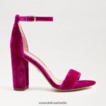 Sam Edelman Yaro-Sandale mit Blockabsatz Frauen Himbeersamt Schuhwerk 2P8JNV318 - Image 2