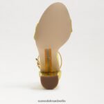 Sam Edelman Yaro-Sandale mit Blockabsatz Frauen Mimosengold Schuhwerk 2P8JNV333 - Image 6