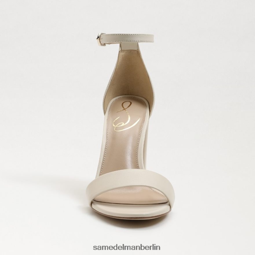 Sam Edelman Yaro-Sandale mit Blockabsatz Frauen modernes elfenbeinfarbenes Leder Schuhwerk 2P8JNV329 - Image 3
