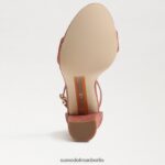 Sam Edelman Yaro-Sandale mit Blockabsatz Frauen rostrosa Schuhwerk 2P8JNV331 - Image 6