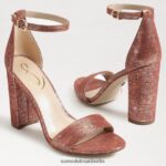 Sam Edelman Yaro-Sandale mit Blockabsatz Frauen rostrosa Schuhwerk 2P8JNV331 - Image 7