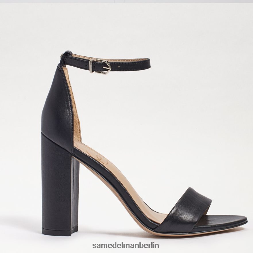 Sam Edelman Yaro-Sandale mit Blockabsatz Frauen schwarzes Leder Schuhwerk 2P8JNV325 - Image 2