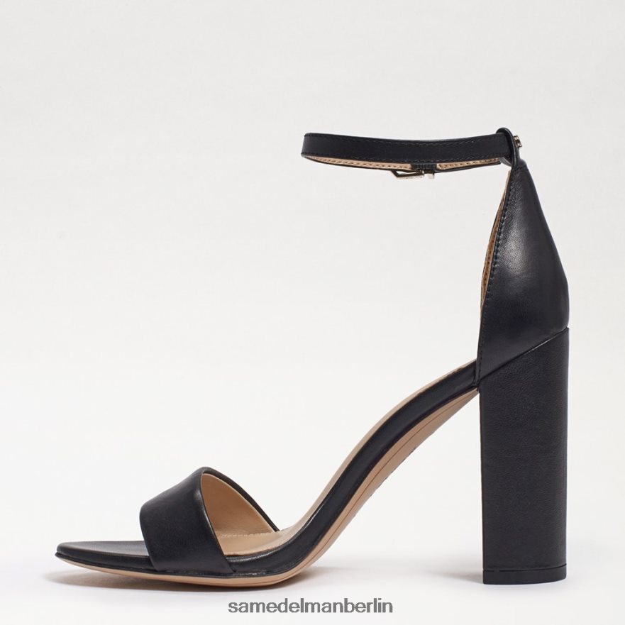 Sam Edelman Yaro-Sandale mit Blockabsatz Frauen schwarzes Leder Schuhwerk 2P8JNV325 - Image 4