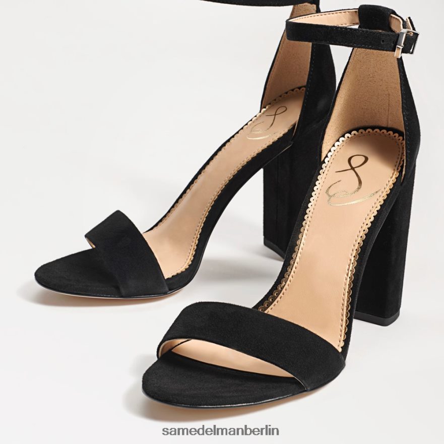 Sam Edelman Yaro-Sandale mit Blockabsatz Frauen schwarzes Wildleder Schuhwerk 2P8JNV338 - Image 7