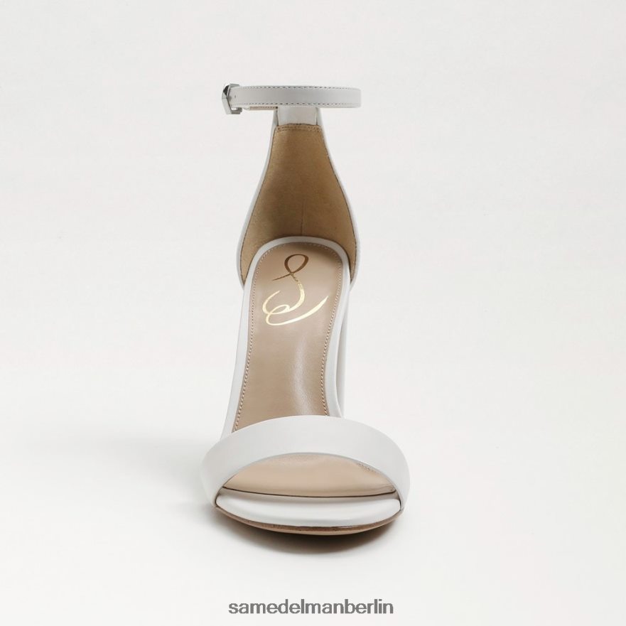 Sam Edelman Yaro-Sandale mit Blockabsatz Frauen strahlend weißes Leder Schuhwerk 2P8JNV328 - Image 3