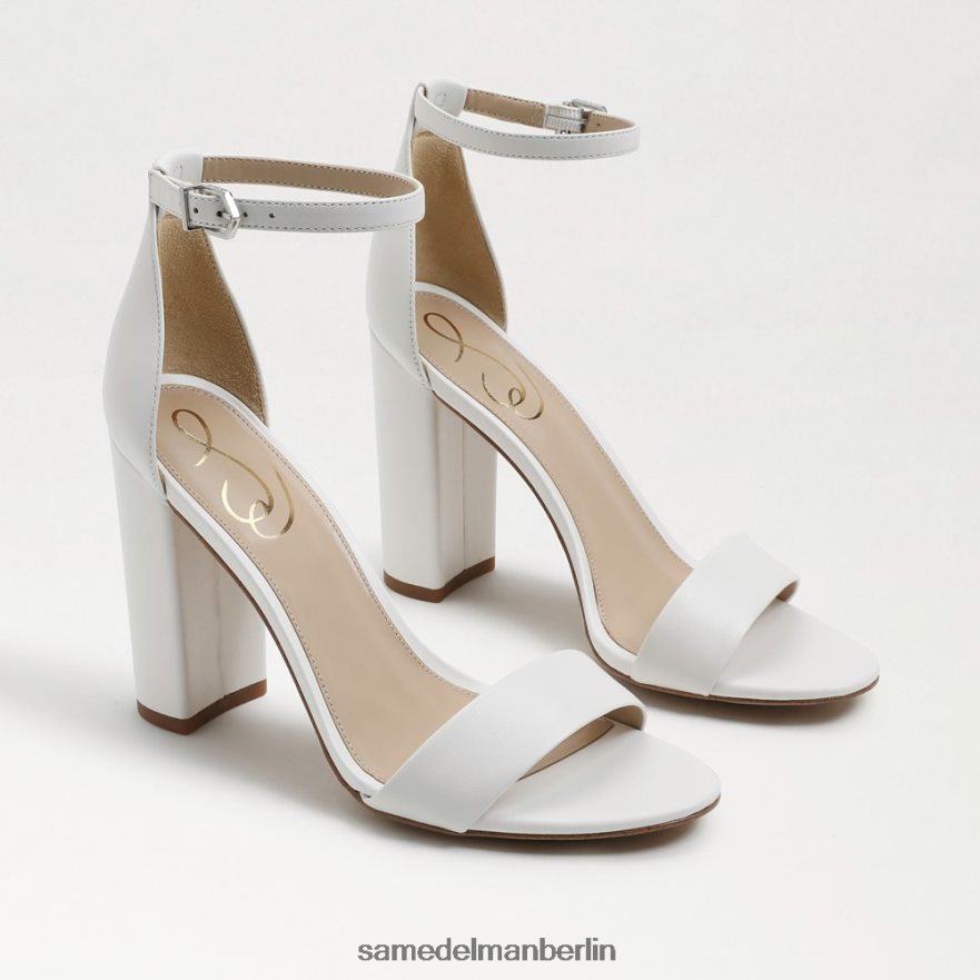 sam_edelman_yaro_sandale_mit_blockabsatz_frauen_strahlend_weisses_leder_schuhwerk_2p8jnv328.jpg Sam Edelman Yaro-Sandale mit Blockabsatz Frauen strahlend weißes Leder Schuhwerk 2P8JNV328 - Image 1