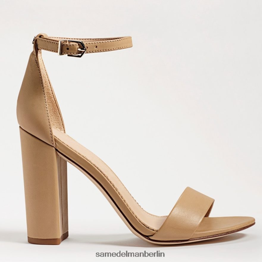 Sam Edelman Yaro-Sandale mit Blockabsatz Frauen weiches beiges Leder Schuhwerk 2P8JNV326 - Image 7
