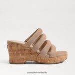 Sam Edelman Yuki-Plateau-Keilabsatz Frauen goldenes Karamell Schuhwerk 2P8JNV688 - Image 2