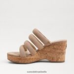 Sam Edelman Yuki-Plateau-Keilabsatz Frauen goldenes Karamell Schuhwerk 2P8JNV688 - Image 4