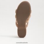 Sam Edelman Yuki-Plateau-Keilabsatz Frauen goldenes Karamell Schuhwerk 2P8JNV688 - Image 6