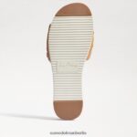 Sam Edelman Adaley gewebte Slide-Sandale Frauen natürliches Sandleder Schuhwerk 2P8JNV753 - Image 6