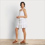 Sam Edelman Adeline Tank Frauen Weiß Bekleidung 2P8JNV1217 - Image 2