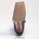 Sam Edelman Adi kniehoher Stiefel Frauen schwarzes Krokodil Schuhwerk 2P8JNV870 - Image 6