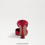 Sam Edelman Agustina Mule-Pumpe Frauen kräftiger Fuchsia-Satin Schuhwerk 2P8JNV954 - Image 5