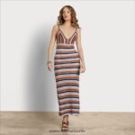 Sam Edelman Alanis Midikleid Frauen Canyon-Sonnenuntergang Bekleidung 2P8JNV1168