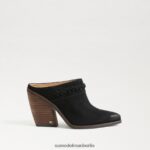 Sam Edelman Alison Western-Mule Frauen schwarzes Wildleder Schuhwerk 2P8JNV882 - Image 2