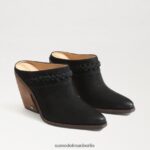 Sam Edelman Alison Western-Mule Frauen schwarzes Wildleder Schuhwerk 2P8JNV882