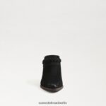 Sam Edelman Alison Western-Mule Frauen schwarzes Wildleder Schuhwerk 2P8JNV882 - Image 3