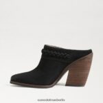 Sam Edelman Alison Western-Mule Frauen schwarzes Wildleder Schuhwerk 2P8JNV882 - Image 4