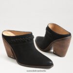 Sam Edelman Alison Western-Mule Frauen schwarzes Wildleder Schuhwerk 2P8JNV882 - Image 7