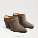 Sam Edelman Alison Western-Mule Frauen Wüstenolive Schuhwerk 2P8JNV881