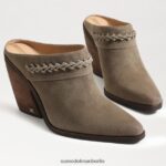 Sam Edelman Alison Western-Mule Frauen Wüstenolive Schuhwerk 2P8JNV881 - Image 7